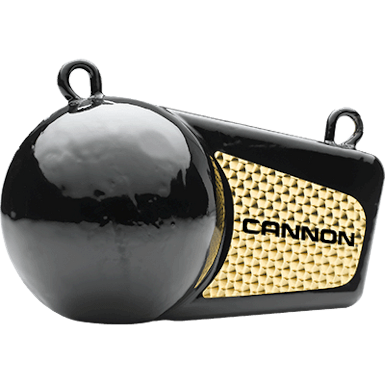 Cannon Downrigger Weight | 4 Lb. Flash Vinyl Coated | Prism Tape Attracts Fish