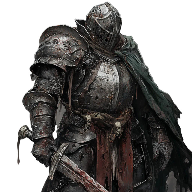 Armored Zombie Knight Vinyl Car Decal Sticker – Waterproof & UV-Resistant 8"