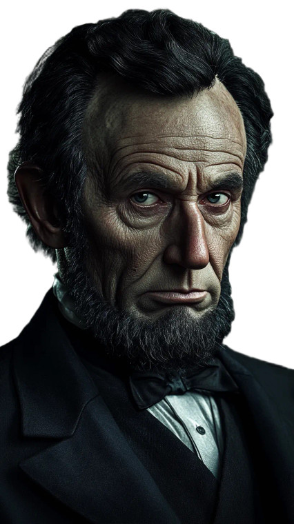 Depressed Lincoln Vinyl Car Decal Sticker – Waterproof & UV-Resistant 8"