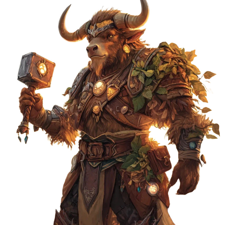 Tauren Druid Vinyl Car Decal Sticker – Waterproof & UV-Resistant 8"