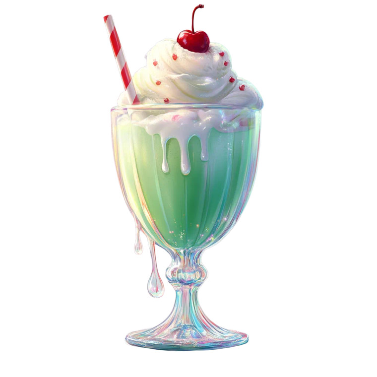 Fantasy Soda Delight Vinyl Car Decal Sticker – Waterproof & UV-Resistant 8"