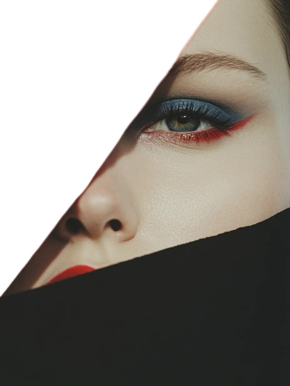 Vivid Makeup Portrait Vinyl Car Decal Sticker – Waterproof & UV-Resistant 8"