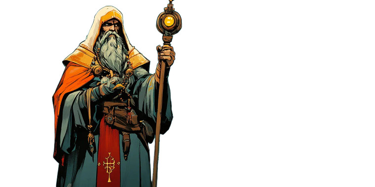 Holy Cleric Vinyl Car Decal Sticker – Waterproof & UV-Resistant 8"