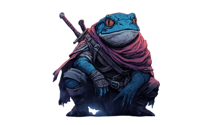 Toad Knight Vinyl Car Decal Sticker – Waterproof & UV-Resistant 8"