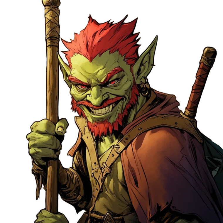 Goblin Wizard V10 Vinyl Car Decal Sticker – Waterproof & UV-Resistant 8"