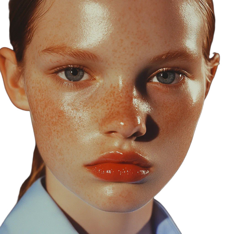 Balenciaga Model Face Vinyl Car Decal Sticker – Waterproof & UV-Resistant 8"