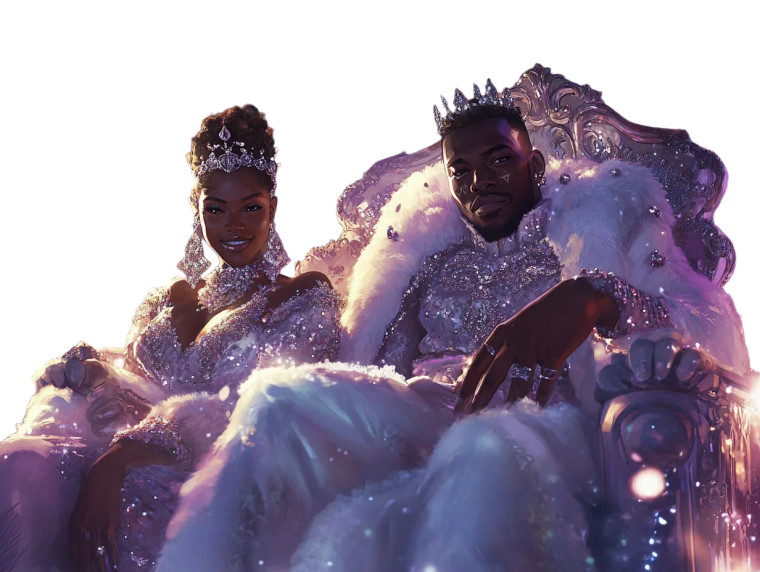 Royal Diamond Throne Vinyl Car Decal Sticker – Waterproof & UV-Resistant 8"