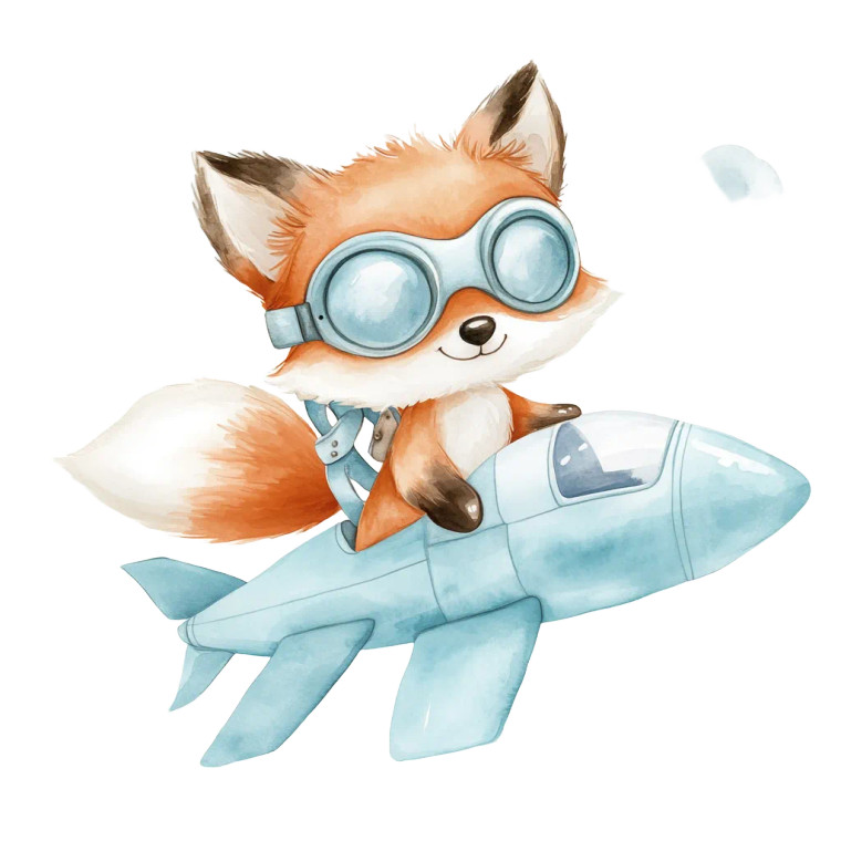 Whimsical Flying Fox Vinyl Car Decal Sticker – Waterproof & UV-Resistant 8"