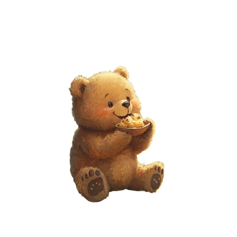 Happy Chubby Bear Vinyl Car Decal Sticker – Waterproof & UV-Resistant 8"