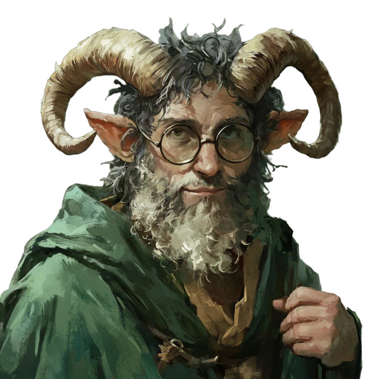 Satyr Divination Wizard Vinyl Car Decal Sticker – Waterproof & UV-Resistant 8"