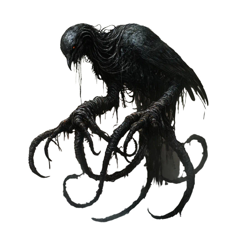 Eldritch Horror Hybrid Vinyl Car Decal Sticker – Waterproof & UV-Resistant 8"