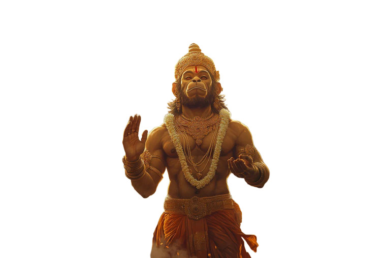 Lord Hanuman V2 Vinyl Car Decal Sticker – Waterproof & UV-Resistant 8"