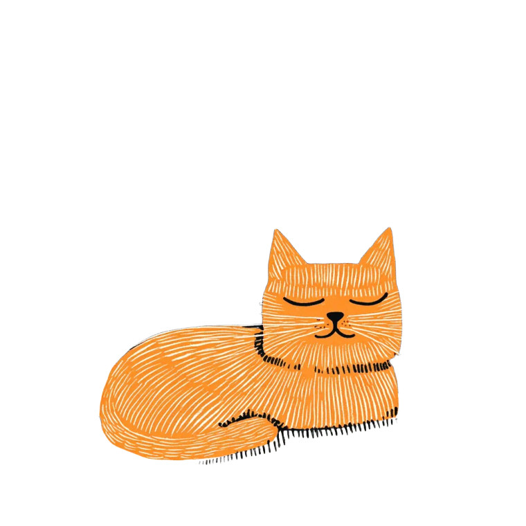 Celestial Cat Winter Vinyl Car Decal Sticker – Waterproof & UV-Resistant 8"