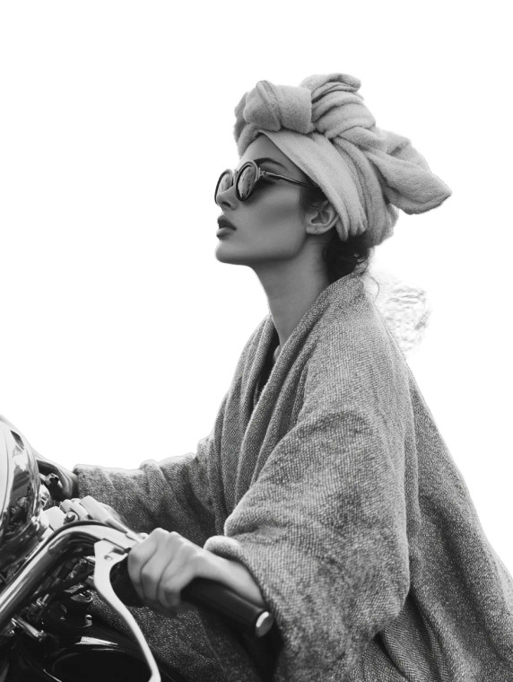 Motorcycle Robe Rider Vinyl Car Decal Sticker – Waterproof & UV-Resistant 8"