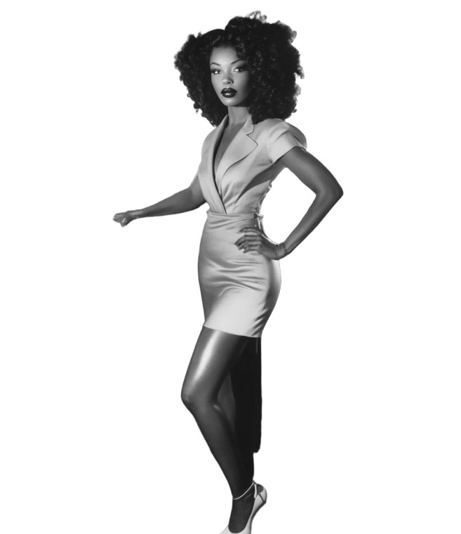 Elegant Flight Attendant V3 Vinyl Car Decal Sticker – Waterproof & UV-Resistant 8"