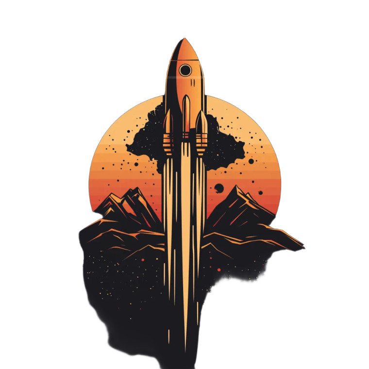 Space Company Logo Vinyl Car Decal Sticker – Waterproof & UV-Resistant 8"