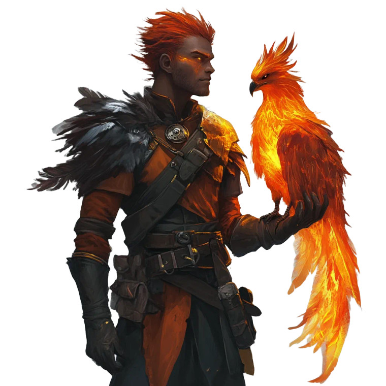 Fiery Ranger Companion Vinyl Car Decal Sticker – Waterproof & UV-Resistant 8"