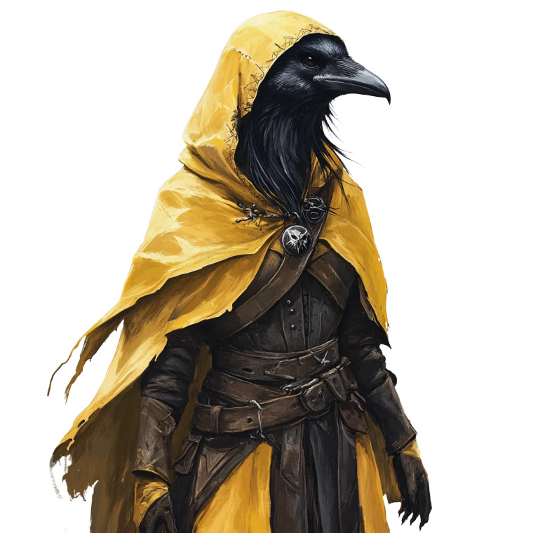 Kenku Rogue Art Vinyl Car Decal Sticker – Waterproof & UV-Resistant 8"