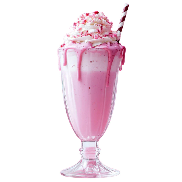 Yummy Milkshake Vinyl Car Decal Sticker – Waterproof & UV-Resistant 8"