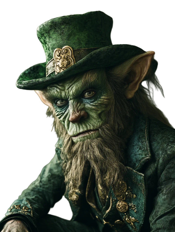 Freaky Leprechaun Vinyl Car Decal Sticker – Waterproof & UV-Resistant 8"