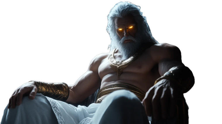 Zeus On Olympus V7 Vinyl Car Decal Sticker – Waterproof & UV-Resistant 8"