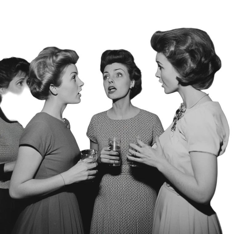 1950S Office Party Vinyl Car Decal Sticker – Waterproof & UV-Resistant 8"