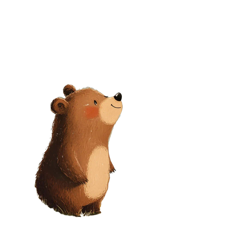 Sunny Bear Vinyl Car Decal Sticker – Waterproof & UV-Resistant 8"