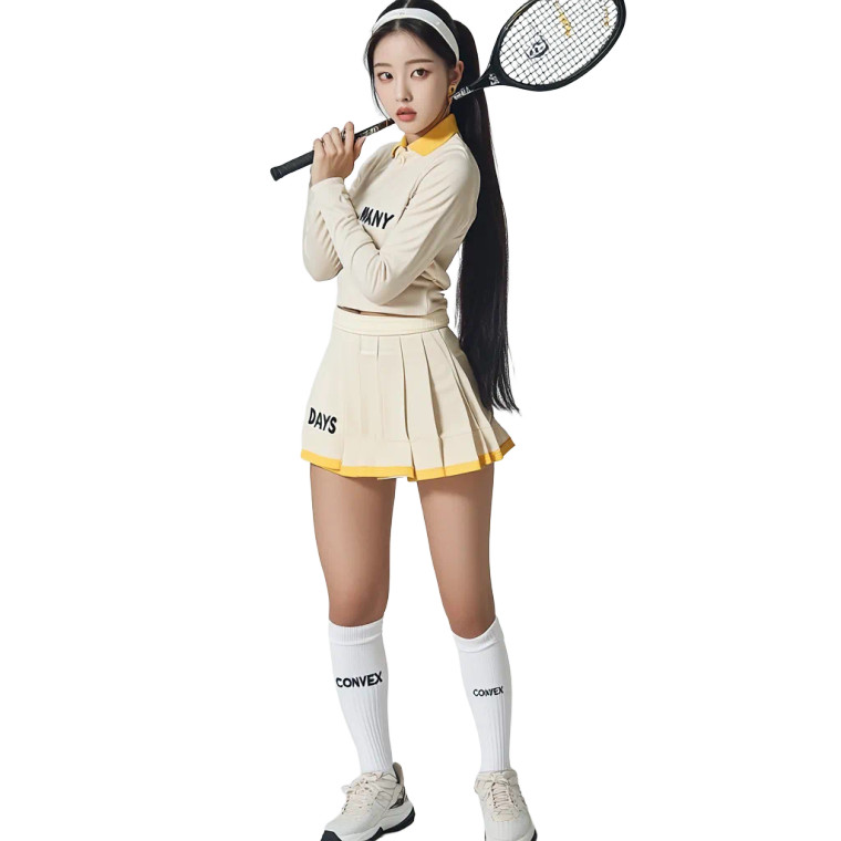 Korean Golf Player Vinyl Car Decal Sticker – Waterproof & UV-Resistant 8"