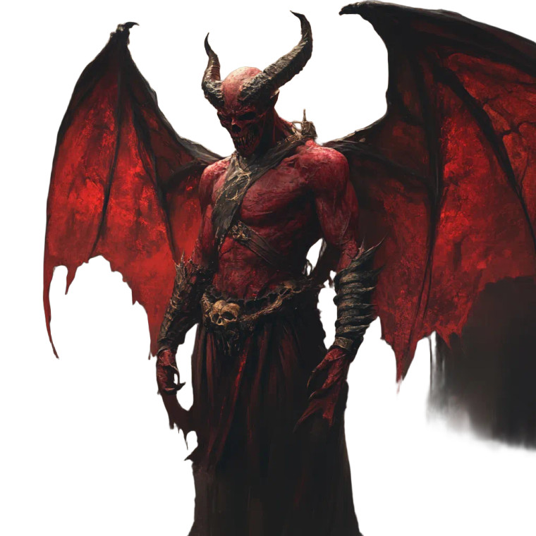 Demonic Humanoid V2 Vinyl Car Decal Sticker – Waterproof & UV-Resistant 8"