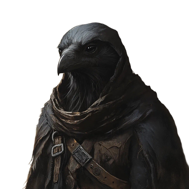 Black Kenku V2 Vinyl Car Decal Sticker – Waterproof & UV-Resistant 8"