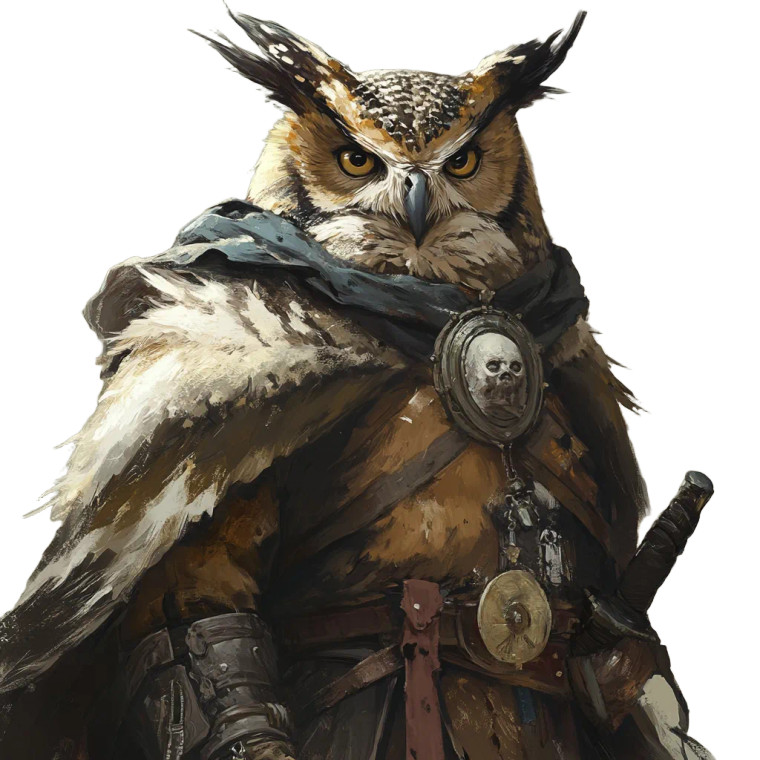 Owlin Monk Warrior Vinyl Car Decal Sticker – Waterproof & UV-Resistant 8"