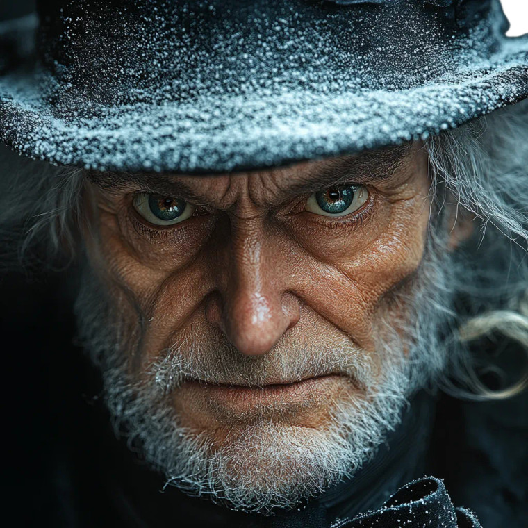 Scrooge Ebenezer Vinyl Car Decal Sticker – Waterproof & UV-Resistant 8"