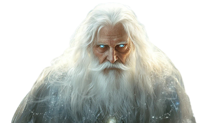 Majestic Wise Angel Vinyl Car Decal Sticker – Waterproof & UV-Resistant 8"