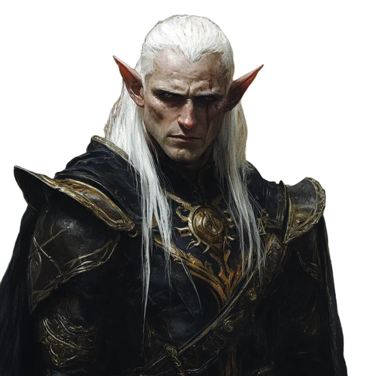 High Elf Wizard Vinyl Car Decal Sticker – Waterproof & UV-Resistant 8"