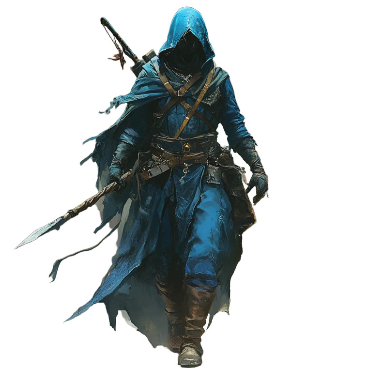 Futuristic Wizard Vinyl Car Decal Sticker – Waterproof & UV-Resistant 8"