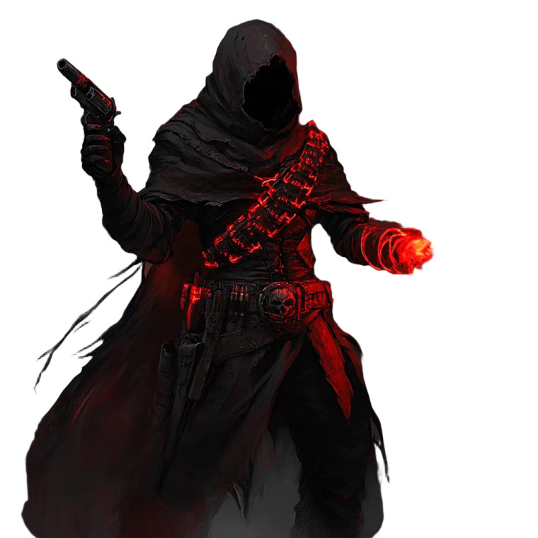 Darkin With Revolver Vinyl Car Decal Sticker – Waterproof & UV-Resistant 8"