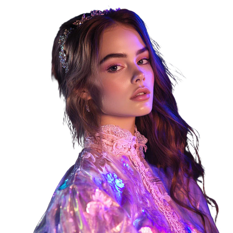 Enchanting Woman Vinyl Car Decal Sticker – Waterproof & UV-Resistant 8"