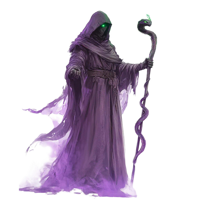 Purple Robed Wizard V2 Vinyl Car Decal Sticker – Waterproof & UV-Resistant 8"