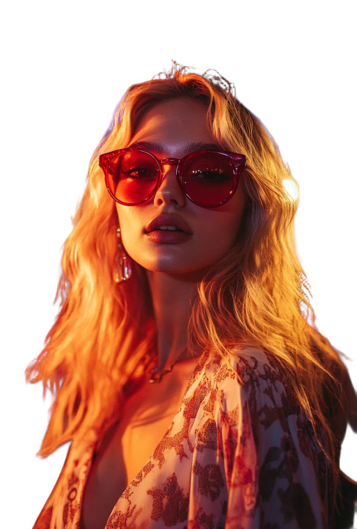 Stylish Blonde Dj Vinyl Car Decal Sticker – Waterproof & UV-Resistant 8"