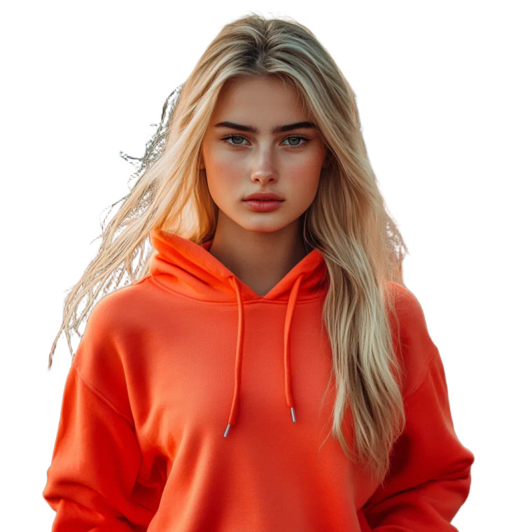 Athletic Blonde Girl Vinyl Car Decal Sticker – Waterproof & UV-Resistant 8"