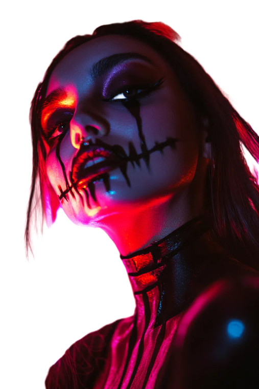 Halloween Party Portrait Vinyl Car Decal Sticker – Waterproof & UV-Resistant 8"