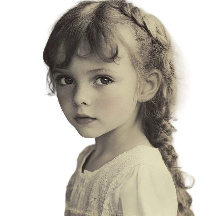 Young Girl Vinyl Car Decal Sticker – Waterproof & UV-Resistant 8"