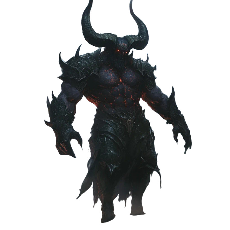 Ba'Alzadamun The Tyrant Vinyl Car Decal Sticker – Waterproof & UV-Resistant 8"