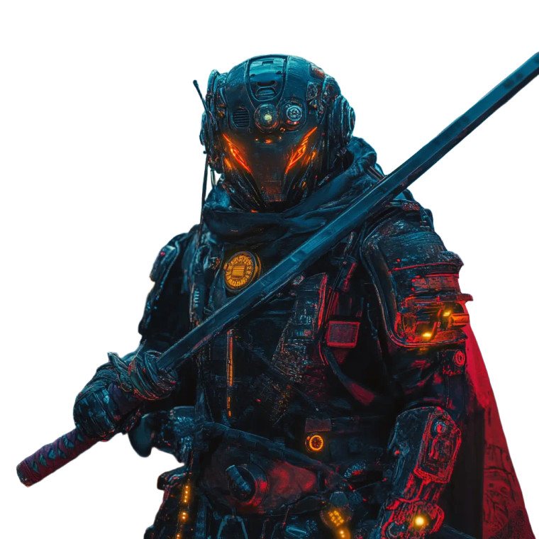 Cyberpunk Samurai V31 Vinyl Car Decal Sticker – Waterproof & UV-Resistant 8"