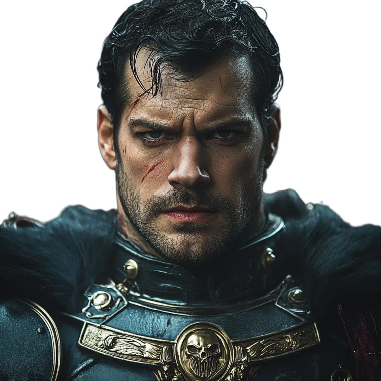 Henry Cavill Warhammer Vinyl Car Decal Sticker – Waterproof & UV-Resistant 8"