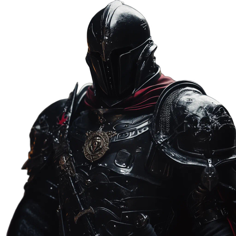 Inquisitor Knight V2 Vinyl Car Decal Sticker – Waterproof & UV-Resistant 8"