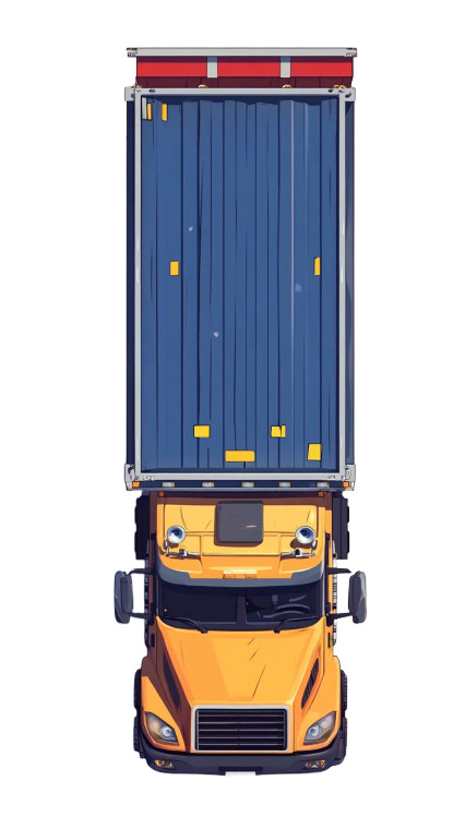 2D Game Truck Vinyl Car Decal Sticker – Waterproof & UV-Resistant 8"