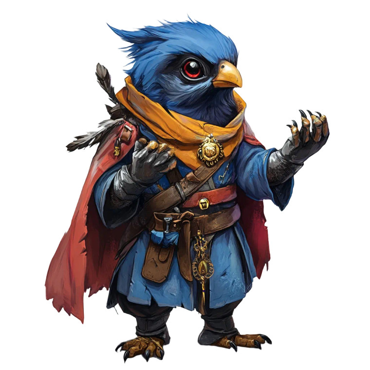 Kenku Rogue Mage Vinyl Car Decal Sticker – Waterproof & UV-Resistant 8" Kenku Rogue Mage Vinyl Car Decal Sticker – Waterproof & UV-Resistant 8"