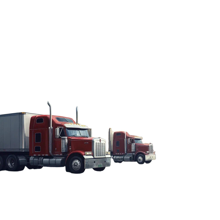 Semi Trucks Parking Vinyl Car Decal Sticker – Waterproof & UV-Resistant 8"