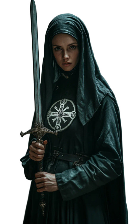 Warrior Nun Epic Vinyl Car Decal Sticker – Waterproof & UV-Resistant 8"